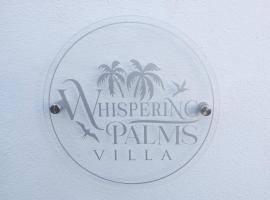 Whispering Palms Villa in Jolly Harbour，位于Jolly Harbour的酒店