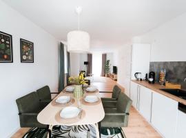 Modernes 3-Zimmer-Apartment - nähe Krankenhaus, Altstadt, Bahnhof - Parken，位于安贝格的酒店