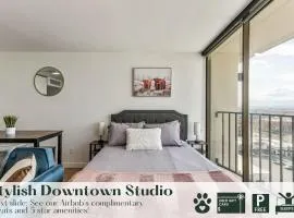 Stylish Downtown Studio Conference Rooms Free Pkg Gym