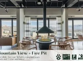 Downtown Mountain Views Fire pit Free Pkg Gym