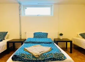 Cozy room with 3 single bed in Landskrona