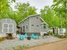 Walk to Lake Beaches Cabin with Patio in Belmont!