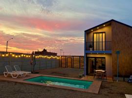 Tiny House con Piscina Privada, AC and Starlink，位于帕拉卡斯的酒店