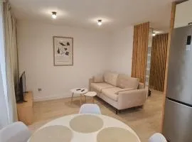 Nowoczesny jasny apartament nad Jeziorem