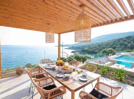 Lefkira Seafront Villa，位于Évyiros的酒店