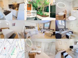 2 Pi&egrave;ces acc&egrave;s par code proche Metro，位于阿涅勒的住宿