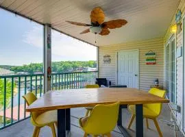 Balcony with Marina Views Lake Ozark Hideaway!
