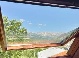 joli studio vue montagne