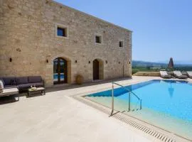 Spacious Stone Villa with Private Pool, Sea View & Sunset Views
