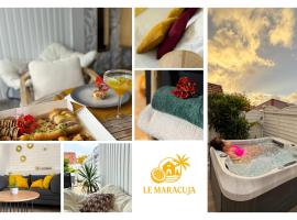 Le Maracuja - Jacuzzi privé à 2 min de la plage，位于圣安娜的酒店