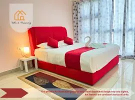 Cozy Studio unit,Cyberjaya,Wifi, Netflix,Free parking