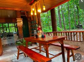 Josiah Tree House Camp Mahogany Llavac Quezon，位于Real的酒店