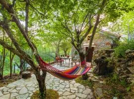 Stone Forest Escape - Cozy Cinema & Starry Sky