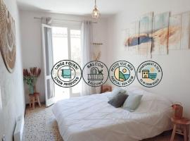 LE LOGIS, Appartement au pied de la plage，位于拉努韦勒港的酒店