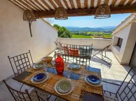 Maison de village avec vue panoramique proche Gordes