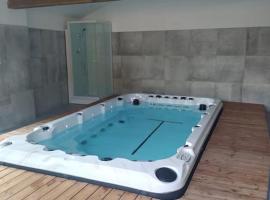 Charmant Gîte 3 CH Spa de Nage Chauffé，位于艾姆波茨卡佩尔的酒店