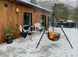 Modern Cabin With Midnight Sun In Skjomen，位于纳尔维克的酒店