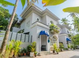 Mediterranean 5 BHK Hideaway with Pool near Popular Beaches