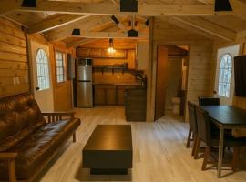 Hana Cabin sleeps 5 near Windrock general store，位于Oliver Springs的酒店