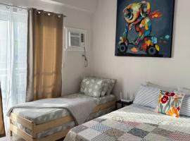 mira's condo unit in Amani Grand Residences near Mactan Int'l Airport
