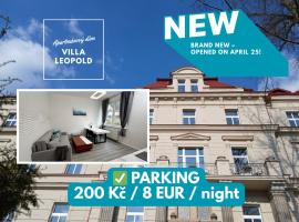 Villa Leopold - apartmánový dům，位于卡罗维发利的酒店