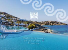 圣约翰别墅酒店，位于圣爱奥尼斯米科诺斯的酒店