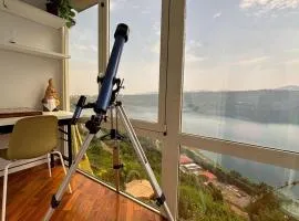 la vista sul lago