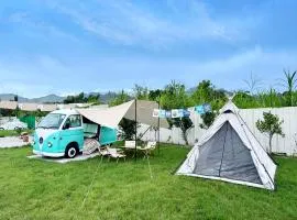 復古車露營住宿