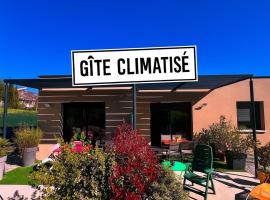 L'escapade dauphinoise, gîte 2 chambres avec terrasse et clim，位于博克松特的酒店