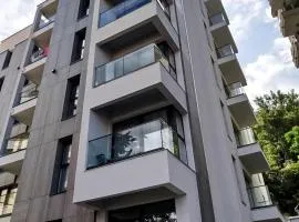 Becici apartment pink