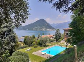 Lake View, Pool and Relax in a Private Villa，位于Pilzone的酒店