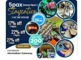 5pax 200mbps Netflix Videoke Parking Games Grill，位于Dulong Bayan II的酒店