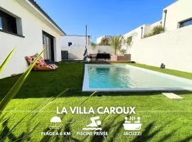 Villa contemporaine avec piscine chauffée proche des plages