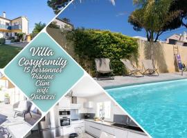 VILLA COSYFAMILY PISCINE JACUZZI WIFI 15MIN PLAGE idéal FAMILLE - TopProsConciergerie