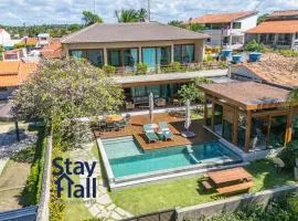 Mansão Luxo Beira Mar-Piscina e Cozinheira-SH125