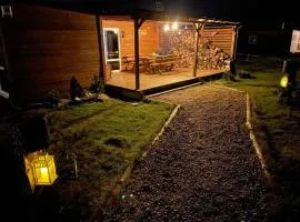 Domek Wojtuś,wilcza chatka na Kaszubach koło Golubia,z balia i sauna,2 osobne sypialnie