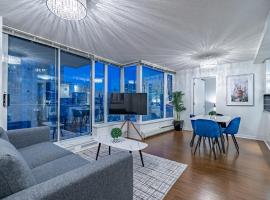 Downtown Condo with Great City Views，位于温哥华的酒店