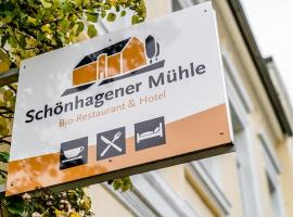 Biohotel Schönhagener Mühle，位于普里茨瓦尔克的酒店