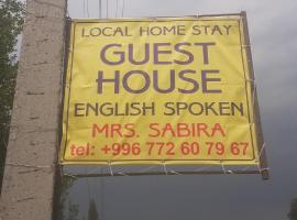 Sabira guest house English spoken