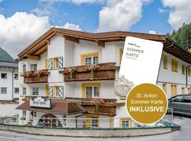 Arlen Lodge Hotel inkl Premium Karte im Sommer，位于圣安东阿尔贝格的酒店
