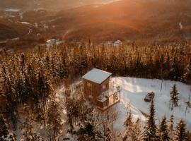 Le H&eacute;lios - MicroChalet au Maelstrom，位于博波尔的滑雪度假村