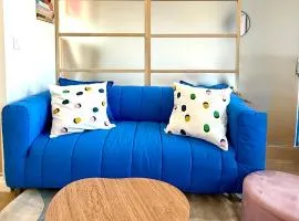 La maison colorée proche de Paris