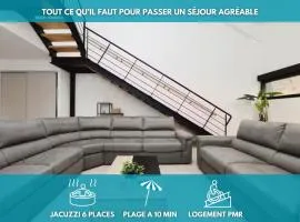 Le Naturiste Loft with Jacuzzi
