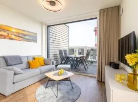 BeltBlick 24 – Moderne Ferienwohnung mit Dachterrasse und Meerblick!