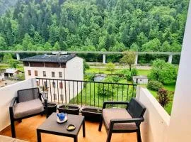 Lovely Alps ski apartment on Alpe Adria bike trail