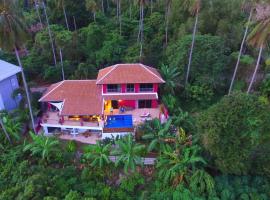 Villa avec Piscine - Maison de Vacances et Chambre d'Hôtes - Lamai，位于Ban Lamai的酒店