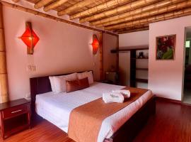 Hotel y termales Las Heliconias，位于Zetaquira的酒店