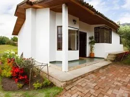 Casa con huerto orgánico.