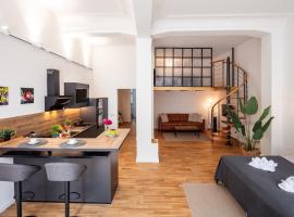 NEU! City-Loft-Apartment im Goethe Palais I 5P I Lift I Parkplatz I Zentrum I Helios，位于奥厄的酒店