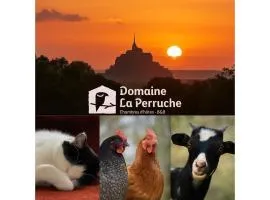 Domaine La Perruche chambres d'hôtes Parenthèse poétique Petit-déjeuner festin & Vue Mont-St-Michel